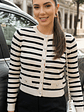 Cardigan Niza – Rayas Blanco Invierno Premium - Miniatura 4