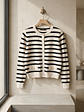 Cardigan Niza – Rayas Blanco Invierno Premium - Miniatura 5