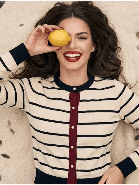 Cardigan de Punto Marinero Premium| Botones 2