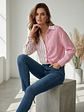 Blusa de Rayas Rosada Mujer | Estilo Casual Carobaska - Miniatura 2