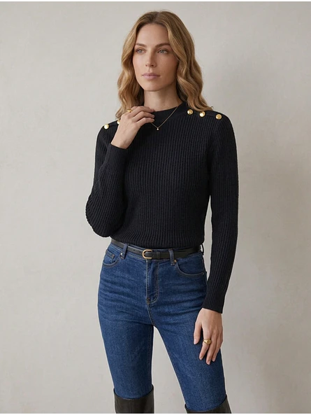 Chaleco Térmico Mujer con Botones Dorados | Carobaska 3