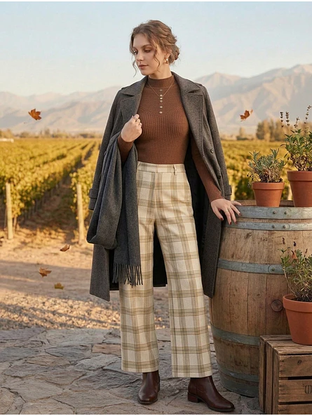 Sweater Térmico Mujer Café Forrado | Carobaska 5