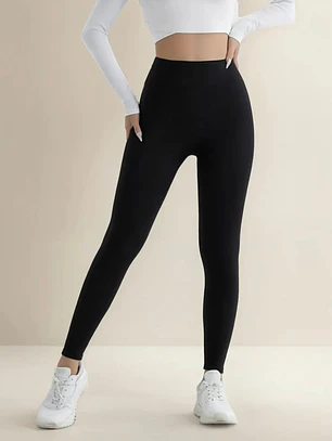 Calza Térmica Mujer Negra con Interior de Chiporro | Carobaska