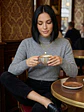 Sweater Térmico Mujer Gris Forrado de Invierno - Miniatura 9