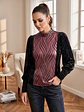 Sweater de Terciopelo Negro con Brillos  de Fiesta - Miniatura 4