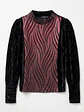 Sweater de Terciopelo Negro con Brillos  de Fiesta - Miniatura 9