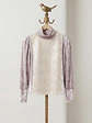 Sweater Mujer Perlado Terciopelo y Corderito Cuello Alto - Miniatura 6