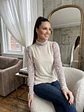 Sweater Mujer Perlado Terciopelo y Corderito Cuello Alto - Miniatura 1