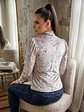 Sweater Mujer Perlado Terciopelo y Corderito Cuello Alto - Miniatura 4