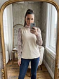 Sweater Mujer Perlado Terciopelo y Corderito Cuello Alto - Miniatura 2