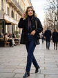 Abrigo Negro Mujer Estilo Montgomery de Invierno - Miniatura 4