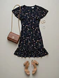 Vestido Corto Mujer Floreado vuelos Hecho en Chile - Miniatura 4