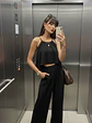 Conjunto Mujer de Crepe Palazzo y Top Elegante - Miniatura 2