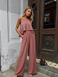 Conjunto Mujer de Crepe Palazzo y Top Elegante - Miniatura 4