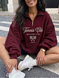 Polerón Oversize Mujer Forrado Medio Cierre Invierno 2026 - Miniatura 15