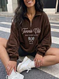 Polerón Oversize Mujer Forrado Medio Cierre Invierno 2026 - Miniatura 18