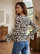 Polera Animal Print Blanco Mujer Manga Larga Acampanada - Miniatura 8