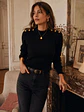 Sweater Térmico Mujer con Botones Dorados - Miniatura 3