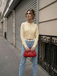 Chaleco Amarillo Mujer Crop con Botones Joya - Miniatura 4