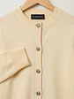 Chaleco Amarillo Mujer Crop con Botones Joya - Miniatura 7