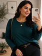Polera Térmica Verde Petróleo Mujer - Miniatura 2