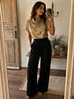 Blusa Metalizada Dorada con Lazo Mujer - Miniatura 4