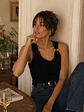 Top Negro Mujer con Hebilla Dorada - Miniatura 5
