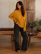 Sweater Manga Murciélago Mujer con Botones Laterales  - Miniatura 4