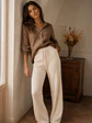 Pantalón Lanilla Canuton Tiro Alto Mujer - Miniatura 8