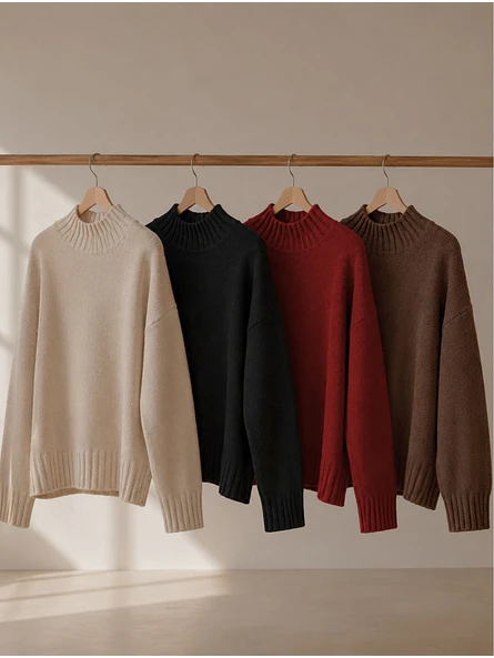 Sweater Oversize Básico Mujer Tendencia 9