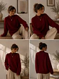 Sweater Oversize Básico Mujer Tendencia - Miniatura 8