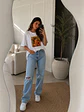 Polera Blanca Mujer de Algodón con Estampado - Miniatura 3