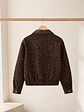 Chaqueta Bomber Gamuza Animal Print Mujer - Miniatura 6