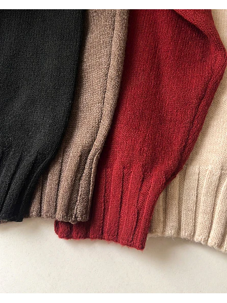 Sweater Oversize Básico Mujer Tendencia 6