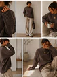 Sweater Oversize Básico Mujer Tendencia - Miniatura 9