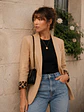 Blazer Mujer con Forro Animal Print Estilo Sastre - Miniatura 3