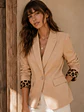 Blazer Mujer con Forro Animal Print Estilo Sastre - Miniatura 5