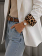 Blazer Mujer con Forro Animal Print Estilo Sastre - Miniatura 9