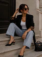 Blazer Mujer con Forro Animal Print Estilo Sastre - Miniatura 11