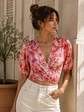 Top Floreado Mujer 3 formas Viscosa Multiforma - Miniatura 3