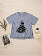 Polera Oversize Estampado Silueta con Perlas Mujer - Miniatura 8