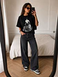 Polera Oversize Estampado Silueta con Perlas Mujer - Miniatura 14