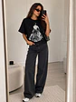 Polera Oversize Estampado Silueta con Perlas Mujer - Miniatura 19