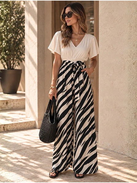 Enterito Animal Print Cebra Mujer 4