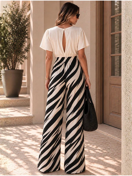 Enterito Animal Print Cebra Mujer 5