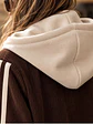  Chaqueta Blazer Cotelé Café con Capucha Desmontable - Miniatura 5
