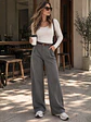 Pantalón Sastrero Mujer Lanilla con Pinzas y cinturón - Miniatura 2