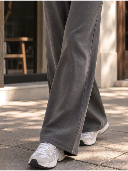 Pantalón Sastrero Mujer Lanilla con Pinzas y cinturón 6