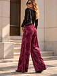 Pantalón Palazzo Terciopelo con Brillos Mujer  - Miniatura 14