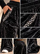 Pantalón Palazzo Terciopelo con Brillos Mujer  - Miniatura 5